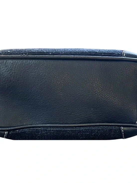 Etienne Aigner Small Black Tweed Leather Trim Crossbody Bag - Picture 4 of 6